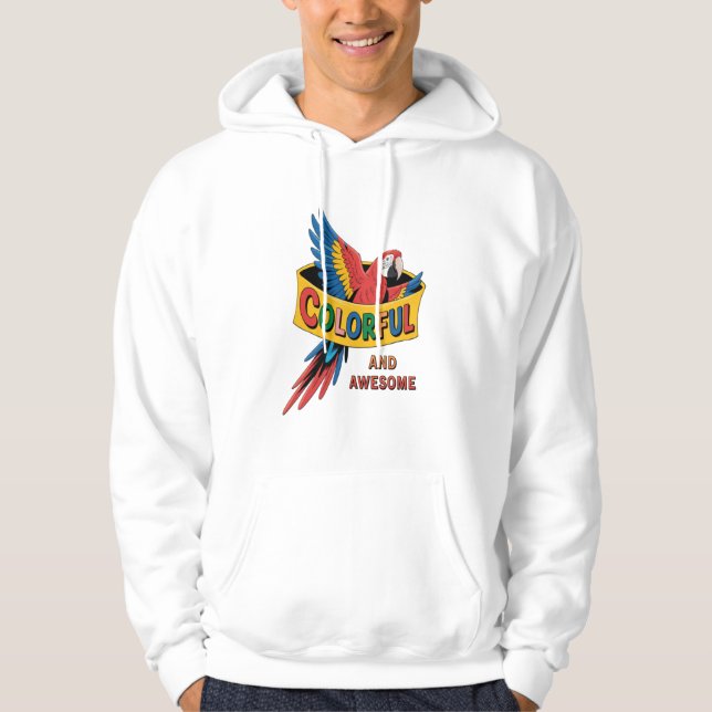 Sudadera Loro colorido (Anverso)
