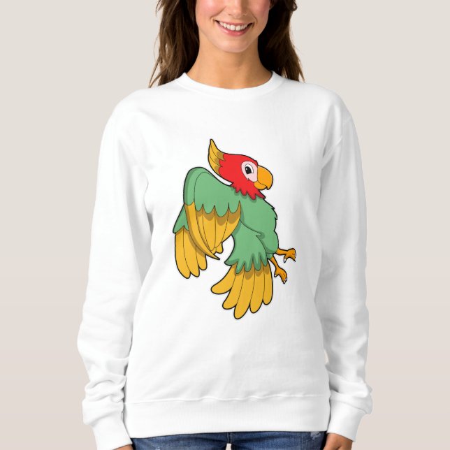 Sudadera Loro con cabeza roja (Anverso)