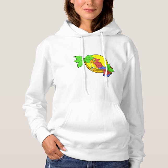 Sudadera Loro con coco (Anverso)