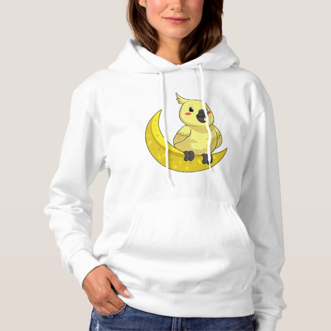 Sudadera Loro con luna (Anverso)