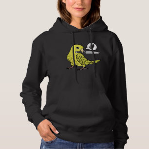 Sudadera Loro Cuchillo Quiere Semillas I Periquito Amarillo