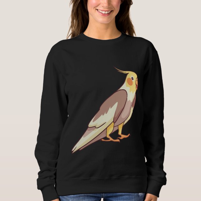 Sudadera Loro de ave ninfa (Anverso)