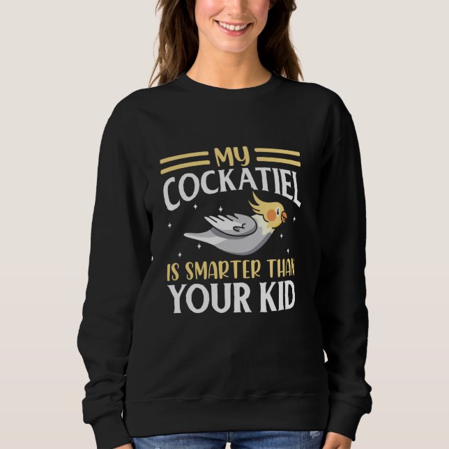 Sudadera Loro de aves Cockatiel (Anverso)