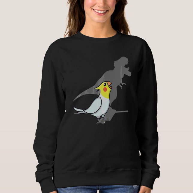 Sudadera Loro Los Dinosaurios Aves Descendentes (Anverso)