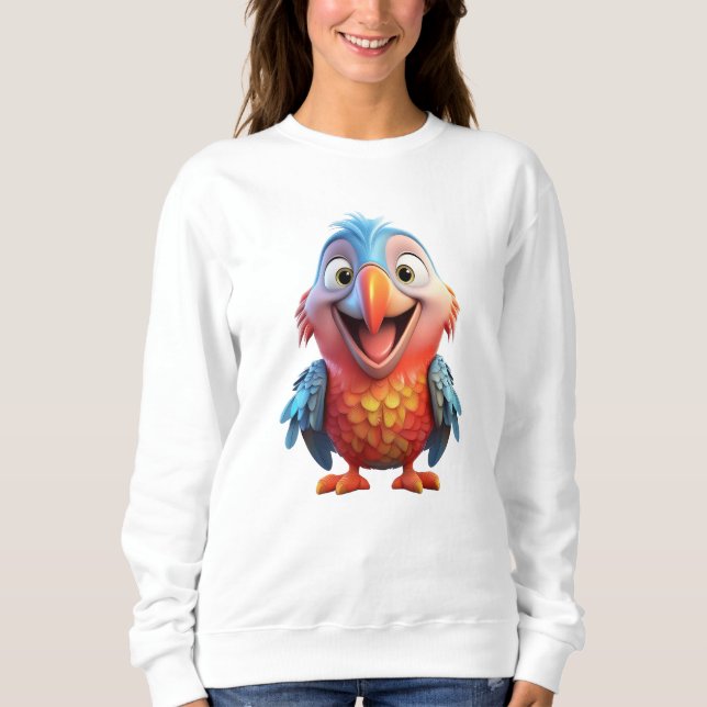 Sudadera Loro sonriente (Anverso)