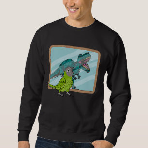 Sudadera Loro y Rex Reflexión I Conuro de cabeza oscura