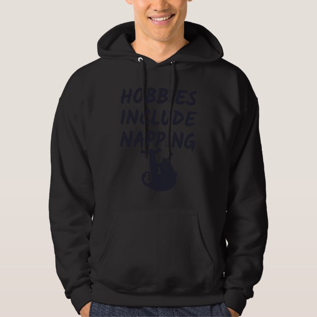 Sudadera Los aficionados incluyen a Napping Funny Sloth (Anverso)