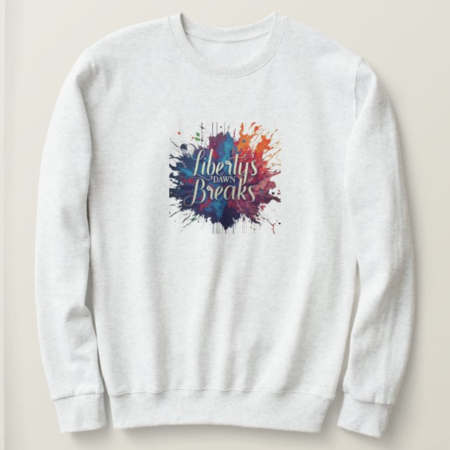 Sudadera Los albores de la libertad (Anverso del diseño)