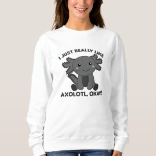 Sudadera Los Amantes De Axolotl Aman A Los Animales Aburrid