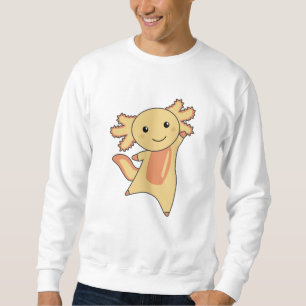Sudadera Los Amantes De Axolotl Aman Los Animales Cutos Par