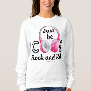 Sudadera Los amantes de la música son el rock y el rock de