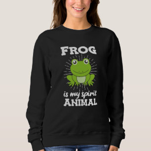 Sudadera Los amantes de la rana tienen animales dulces para