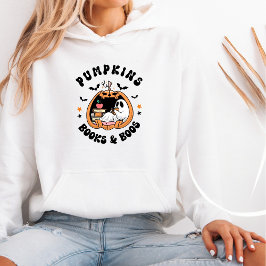 Sudadera Los amantes de los libros de calabazas libros y bo