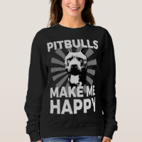 Los amantes de Pitbulls me hacen feliz animal