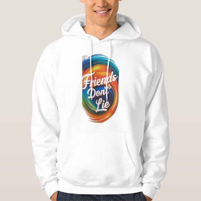 Sudadera Los amigos no mienten (Anverso)
