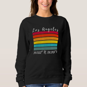 Sudadera Los Ángeles California Latitude Longitude La Souve