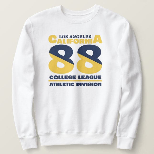Sudadera Los Angeles California state college varsity athle (Anverso del diseño)