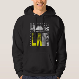 Sudadera Los Angeles City Skyline Cityscape Retro Urban Tra