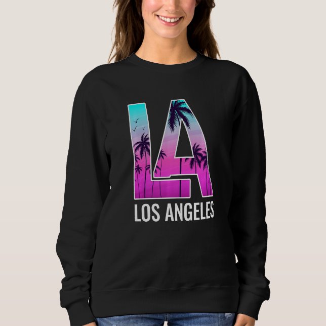 Sudadera Los Angeles LA California Gift Premium_5 (Anverso)
