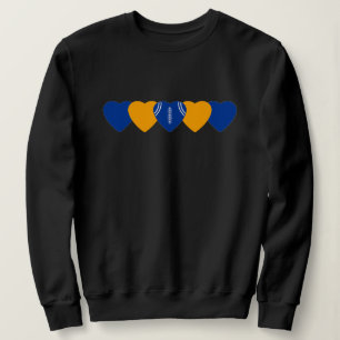 Sudadera Los Ángeles Rams Heart Football Dark