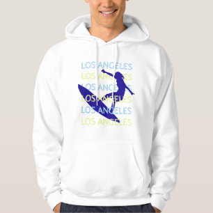 Sudadera Los Angeles Travel Art, California, Travel, Blue