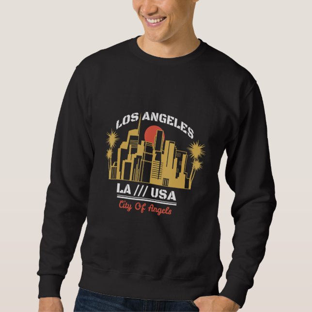 Sudadera Los Angeles Vacation Holiday USA (Anverso)