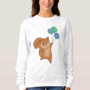Sudadera Los animales de los bosques de ardilla vuelan glob