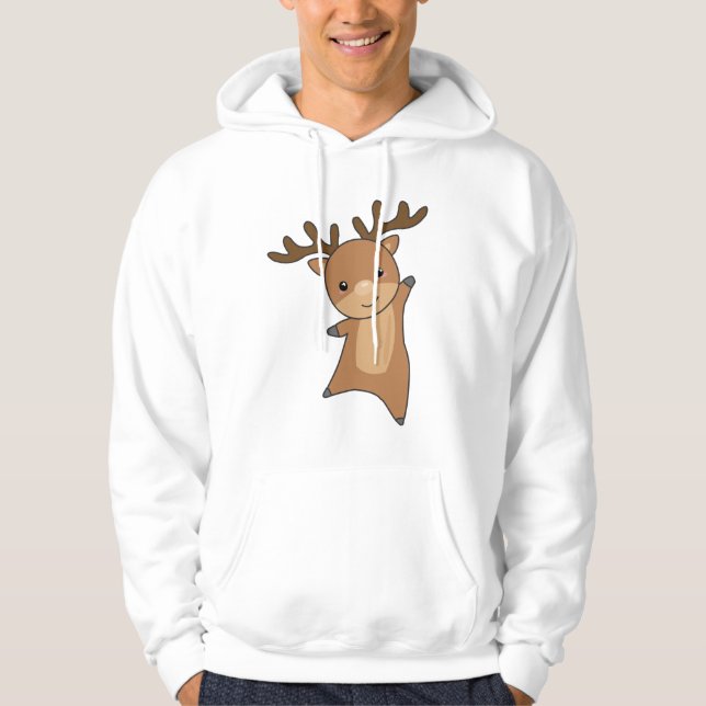 Sudadera Los Animales De Los Bosques De Renos Cutan Animale (Anverso)
