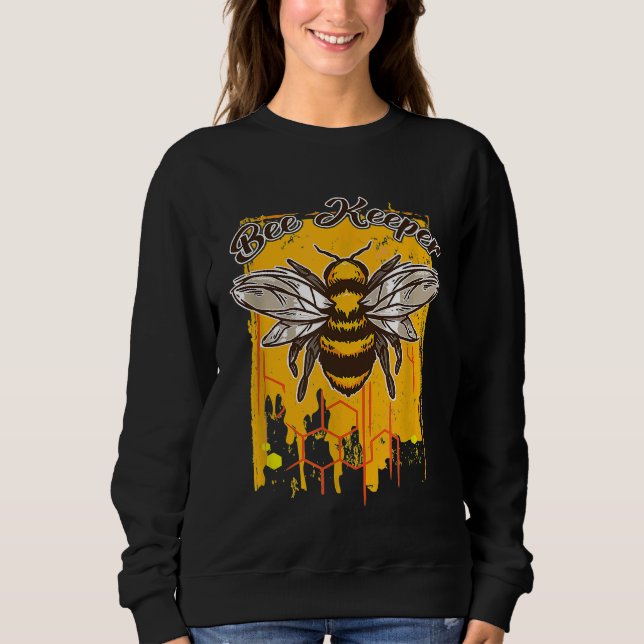 Sudadera Los apicultores con sus propias abejas (Anverso)