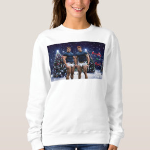 Sudadera Los árboles de Navidad brillantes de SlipperyJoe d