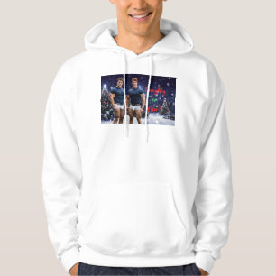 Sudadera Los árboles de Navidad brillantes de SlipperyJoe d