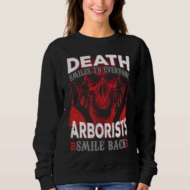Sudadera Los arboristas sonríen de vuelta (Anverso)