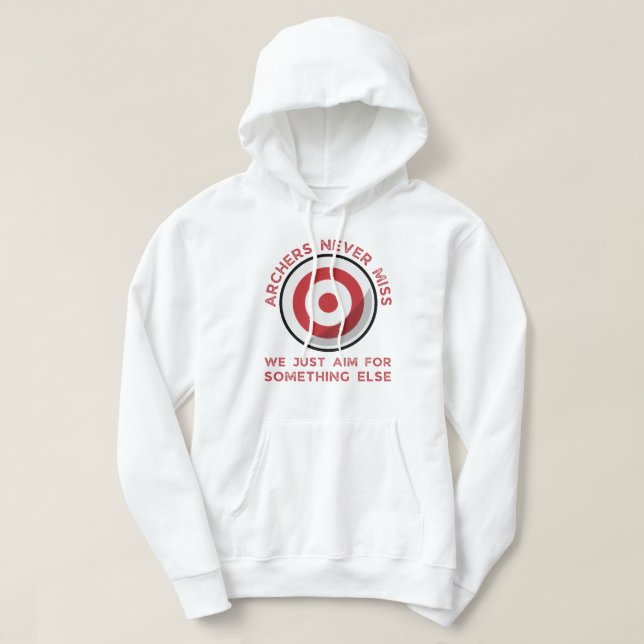 Sudadera Los arqueros nunca se pierden | Archery Lover (Diseño del anverso)
