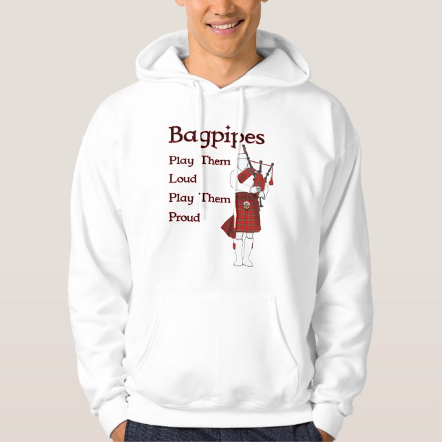 Sudadera Los Bagpipes Los Juegan En Voz Alta (Anverso)
