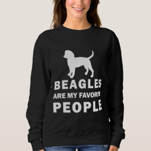 Sudadera Los Beagles Son Mi Gente Favorita Que Digo Tee