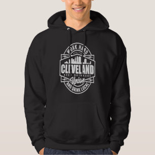 Sudadera Los bebedores de cerveza local de Cleveland trabaj