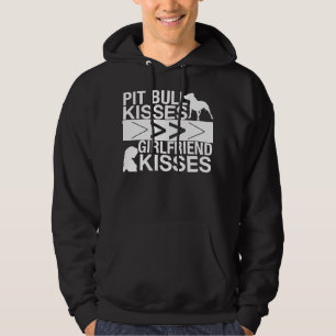 Sudadera Los besos del pitbull son mayores que besos de la