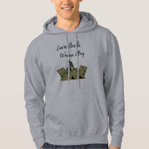 Sudadera Los bolos de césped quieren jugar al diseño dimens