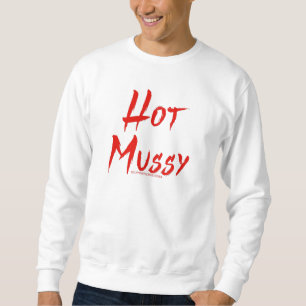 Sudadera Los bruscos de texto rojo intenso y agudo de Slipp