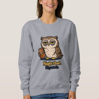 Sudadera los búhos nocturnos quieren dormir