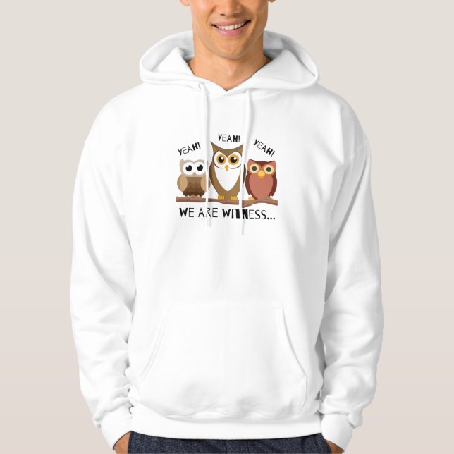 SUDADERA LOS BÚHOS TESTIGOS  (Anverso)