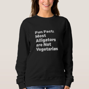 Sudadera Los caimanes no son vegetarianos Humor de juego d