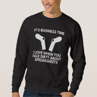 Sudadera Los calcetines de tiempo de negocios hablan sucio