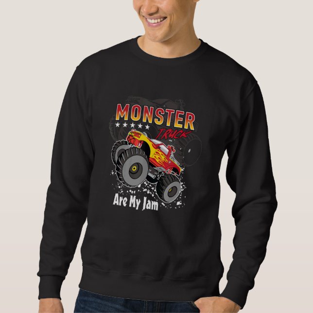 Sudadera Los Camiones Monster De Guay Son Mis Motores De At (Anverso)
