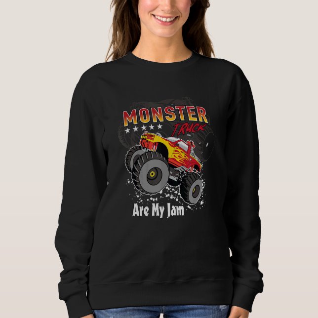 Sudadera Los Camiones Monster De Guay Son Mis Motores De At (Anverso)
