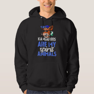 Sudadera Los canguros son mi espíritu animales canguro anim