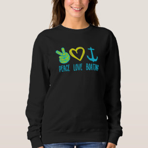 Sudadera Los capitanes de los barcos Paz Amor Boating Tie D