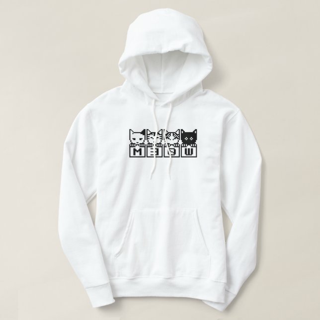 SUDADERA LOS CATS M30W DE 8 BITS (Diseño del anverso)