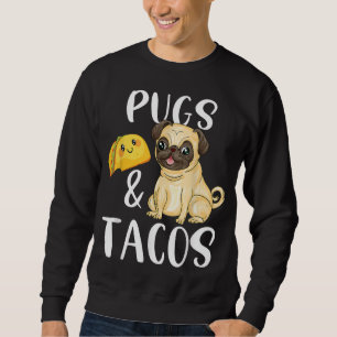 Sudadera Los cerditos y los tacos divertidos de Pug y Tacos