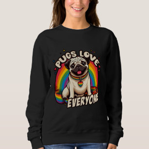 Sudadera Los cerdos aman a todos el orgullo